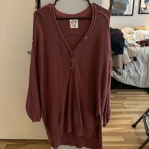 free people knit long sleeve size S